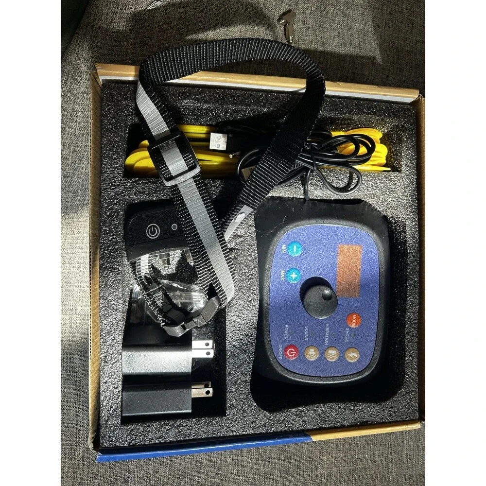 Intelligent 2 In 1 Dog Training Wireless Fence System KD660B Untested